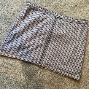 Plaid skirt